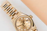 Datejust 26 'Champagne Diamond Dial - President'