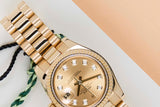 Datejust 26 'Champagne Diamond Dial - President'