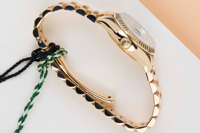 Datejust 26 'Champagne Diamond Dial - President'