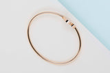 Happy Heart Bangle - Mother of Pearl - Rose Gold - Size M - B&P