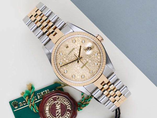 Datejust 36 'Champagne Jubilee Diamond Dial - Jubilee'