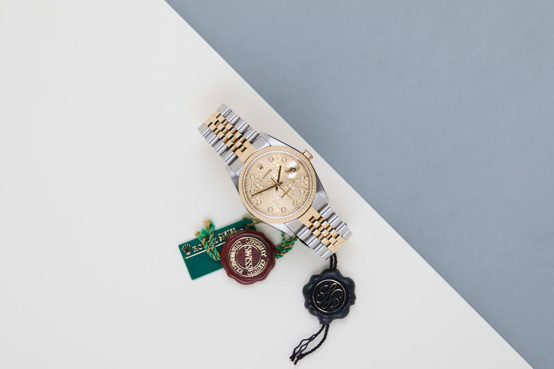 Datejust 36 'Champagne Jubilee Diamond Dial - Jubilee'