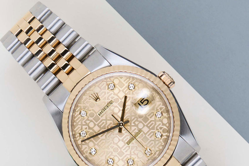 Datejust 36 'Champagne Jubilee Diamond Dial - Jubilee'