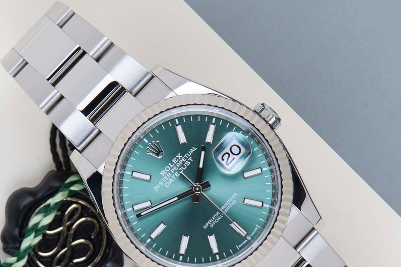Datejust 36 'Mint Green Dial - Oyster'