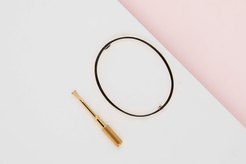 Love Bracelet Small - Yellow Gold & 6 Diamonds - Size 17 - B&P