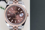 Datejust 41 'Chocolate Dial - Jubilee'