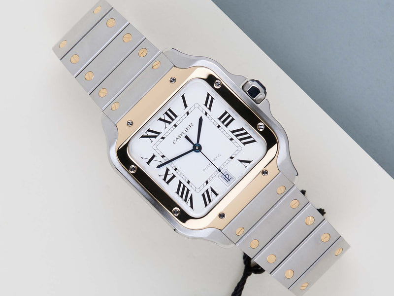 Santos Large 'Steel/Yellow Gold'