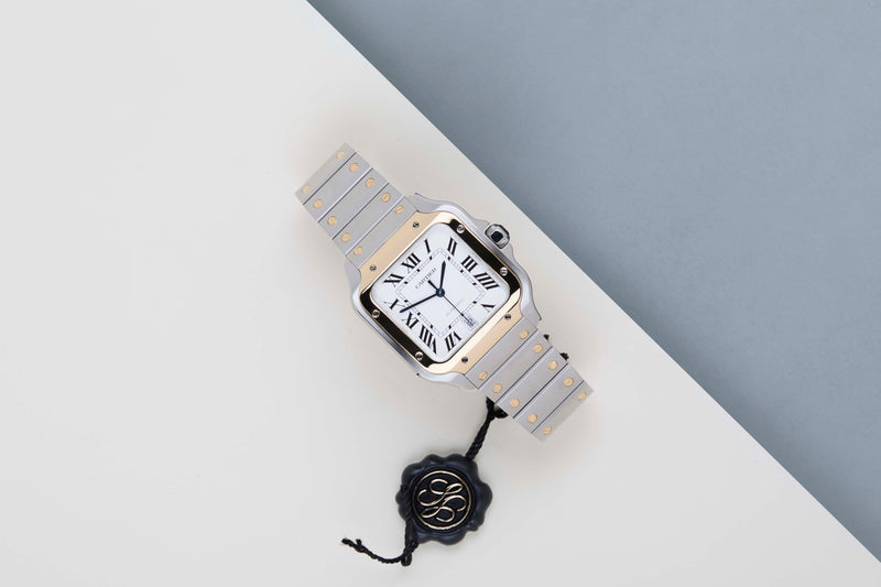 Santos Large 'Steel/Yellow Gold'