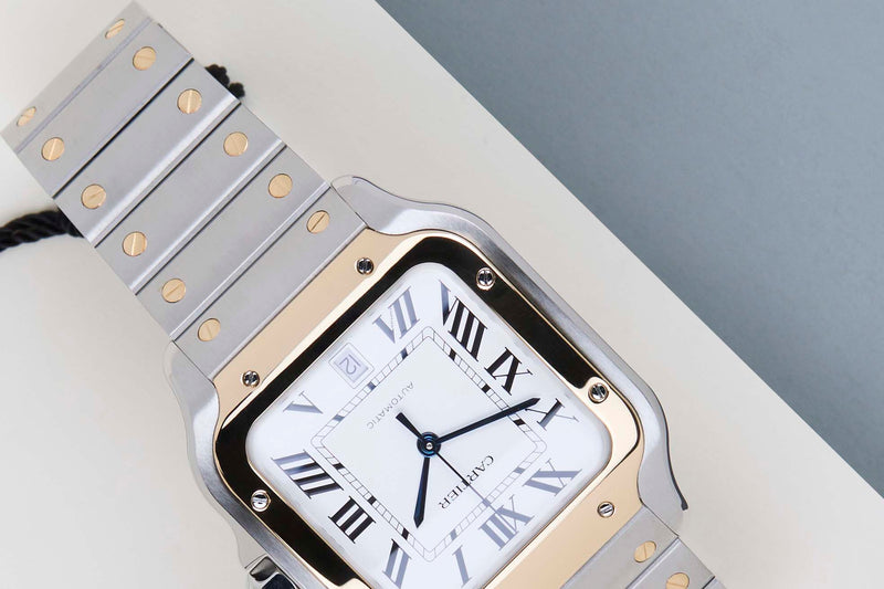 Santos Large 'Steel/Yellow Gold'