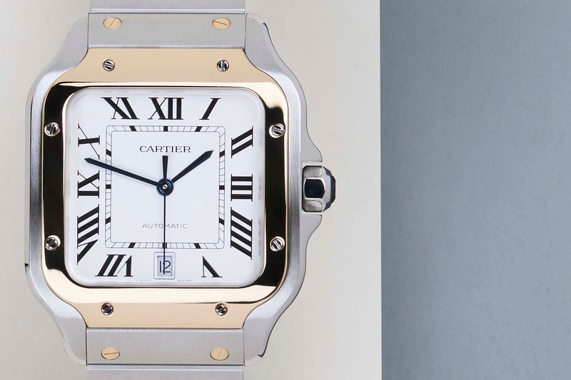 Santos Large 'Steel/Yellow Gold'