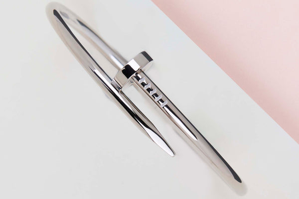 Juste Un Clou Bracelet - White Gold - Size 18 - B&P