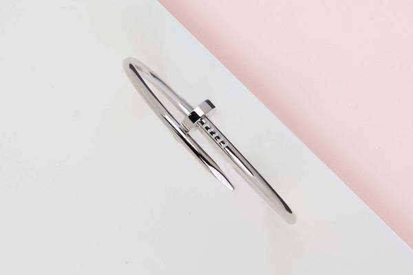 Juste Un Clou Bracelet - White Gold - Size 18 - B&P