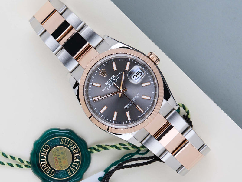 Datejust 36 'Slate Dial - Oyster'