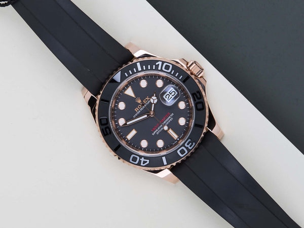 Yacht-Master 40 'Rose Gold - Oysterflex'