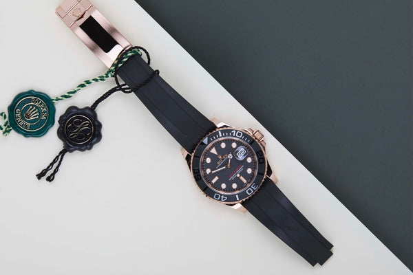 Yacht-Master 40 'Rose Gold - Oysterflex'