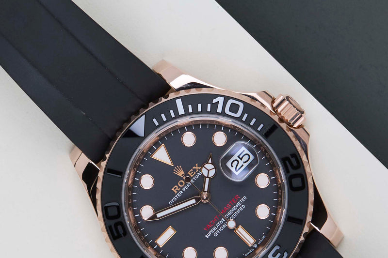 Yacht-Master 40 'Rose Gold - Oysterflex'