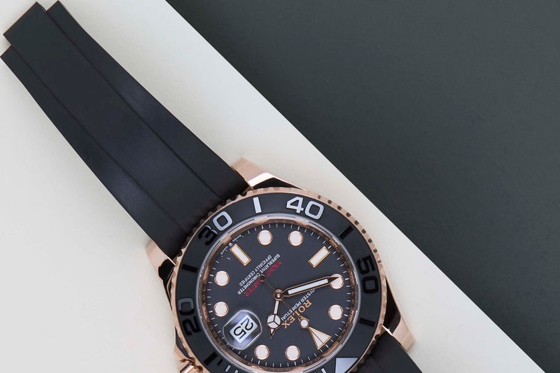 Yacht-Master 40 'Rose Gold - Oysterflex'