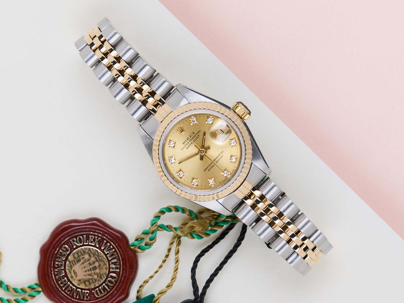 Datejust 26 'Champagne Diamond Dial - Jubilee'