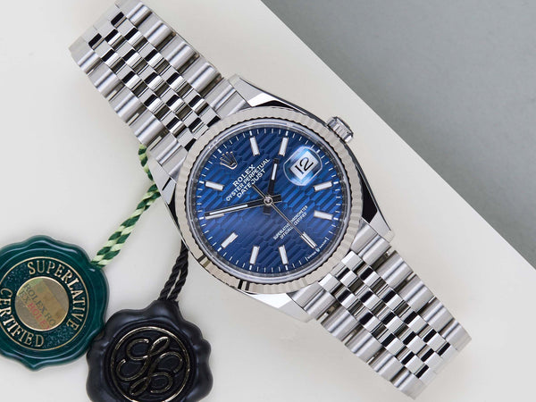 Datejust 36 'Blue Motif Dial - Jubilee'