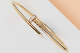 Juste un Clou Small - Yellow Gold & Diamonds - Size 18 - B&P