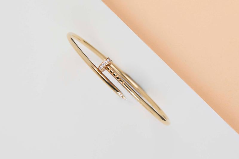 Juste un Clou Small - Yellow Gold & Diamonds - Size 18 - B&P