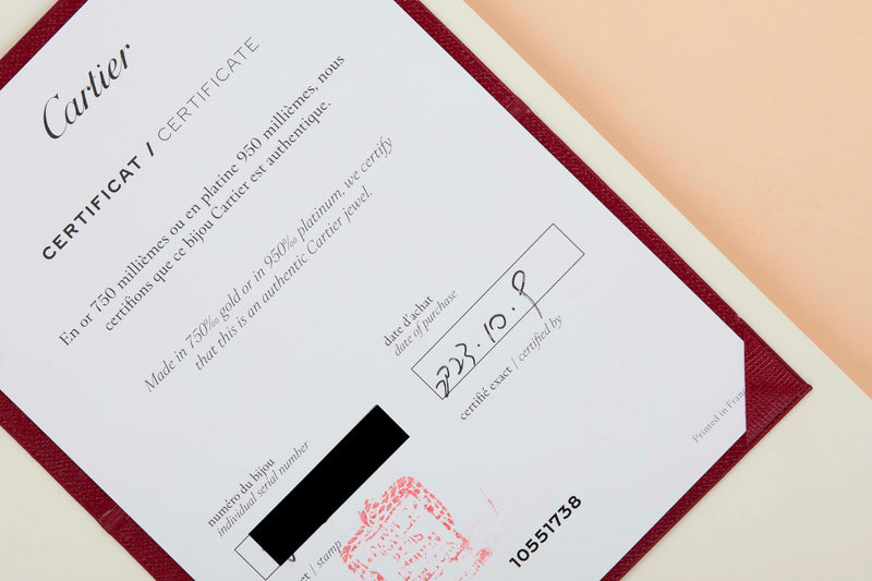 Juste un Clou Small - Yellow Gold & Diamonds - Size 18 - B&P