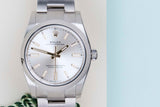Oyster Perpetual 34 'Silver Dial'