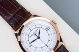Calatrava 'Silver Sector Dial - Rose Gold'