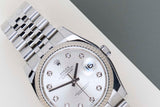 Datejust 36 'Silver Diamond Dial - Jubilee'