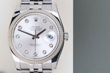 Datejust 36 'Silver Diamond Dial - Jubilee'