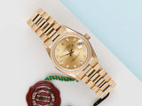 Datejust 31 'Champagne Diamond Dial - President'