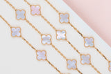 Vintage Alhambra Necklace - Yellow Gold - 20 Motifs - Mother of Pearl - 86 CM - B&P