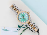 Datejust 28 'Mint Green Diamond Dial - Jubilee'