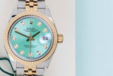 Datejust 28 'Mint Green Diamond Dial - Jubilee'