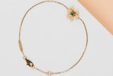 Frivole Mini Bracelet - Yellow Gold & Emerald - 17,5 CM - P