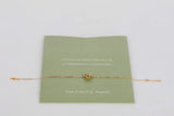 Frivole Mini Bracelet - Yellow Gold & Emerald - 17,5 CM - P
