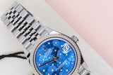 Datejust 31 'Blue Diamond Flower Motif Dial - Jubilee'