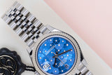 Datejust 31 'Blue Diamond Flower Motif Dial - Jubilee'