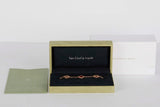Vintage Alhambra Bracelet - 5 Motifs - Rose Gold & Carnelian - 19CM - B&P
