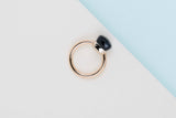 Nudo Ring - Rose & White Gold - London Blue Topaz - Size 55 - B&P