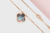 Vintage Alhambra Necklace - Rose Gold - Mother of Pearl - 42 CM - B&P
