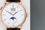 Saxonia Moon Phase 'Silver Dial - Rose Gold'
