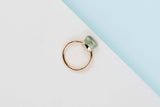 Nudo Ring - Rose & White Gold - Prasiolite - Size 54 - B&P