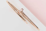 Juste Un Clou Bracelet Small - Rose Gold & Diamonds - Size 15 - B&P