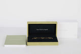 Vintage Alhambra Bracelet - 5 Motifs - Malachite - 18,5 CM - B&P