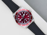 Black Bay 58 'Burgundy Dial - Rubber Strap'