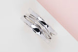 B.zero 1 Design Legend Ring - White Gold - Zaha Hadid - Size 58 - B