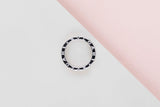 B.Zero 1 Three Band Ring - White Gold - Size 57 - B