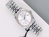 Datejust 36 'No Lume Silver Dial - Jubilee'