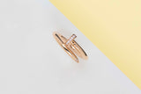 Juste Un Clou Ring - Rose Gold & Diamonds - Size 56 - B&P